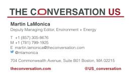 Conversation business card